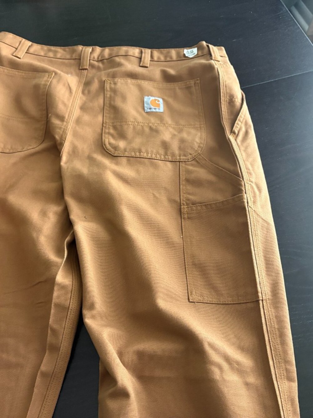 NEW Mens Carhartt 383-51 Dungaree Fit Carpenter Pants 34 X 32 - Picture 5 of 6
